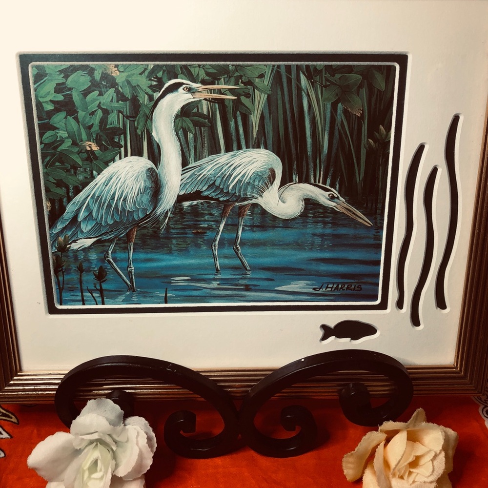 “ The Great Blue Heron” by J.Harris